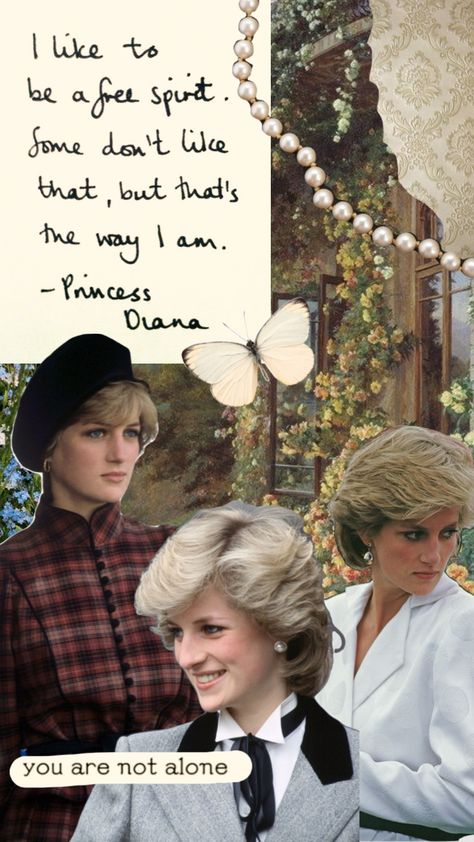 #princessdiana Diana Aesthetic Core, Diana Spencer Wallpaper, Princess Diana Wallpaper, Rage Quotes, Princess Diana Quotes, Diana Quotes, Queen Diana, Lana Del Rey Love, Princess Diana Fashion