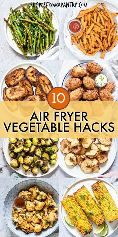 Air Fryer Vegetable Recipes, Air Fryer Vegetable, Best Vegetable Recipes, Air Fried Food, Air Fryer Oven Recipes, Meals Easy, Air Fry Recipes, Makanan Diet, Air Fryer Dinner Recipes