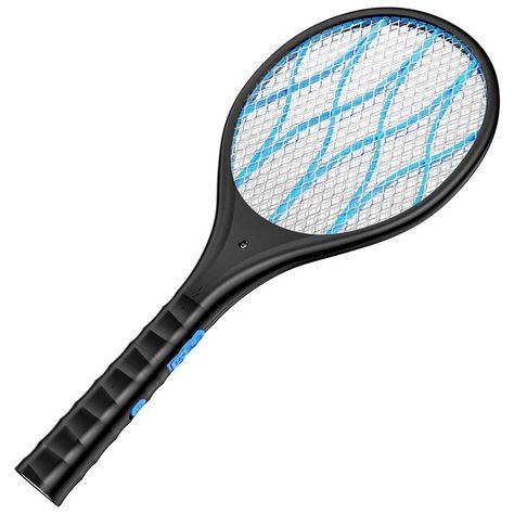 MOSHUNT Bug Zapper for Indoor Outdoor Electric Fly Swatter USB Rechargeable Mosquito Zapper Racket with 4000V Powerful Grid, Removable Flashlight and 3-Layer Safety Mesh for Home, Outdoor, Garden (As an Amazon Associate I earn from qualifying purchases) Mosquito Zapper, Fly Swatter, Bug Zapper, Tent Accessories, Camping Accessories, Home Outdoor, Outdoor Garden, Flashlight, Bugs