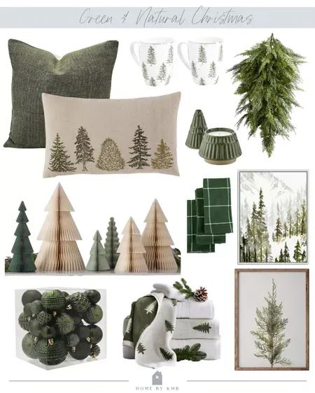 Modern Green Christmas Tree, Green White Natural Christmas, Fall Decor Sage Green, Christmas Decor Ideas Trend 2024, Green And White Xmas Decor, Neutral Advent Calendar, Green Cream Christmas Decor, Pale Green Christmas Decor, Green And Natural Christmas Tree