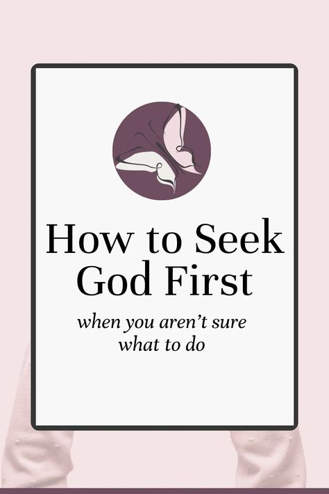 Learning how to seek God first is important for the Christian life. Being able to put God first will help you during hard times when you need guidance and direction. Here's a look into how you should live your life as a follower of Jesus. How To Follow God, How To Put God First, How To Seek God, How To Find God, Seek God First, Put God First, Seek God, Serve God, Christian Bible Quotes