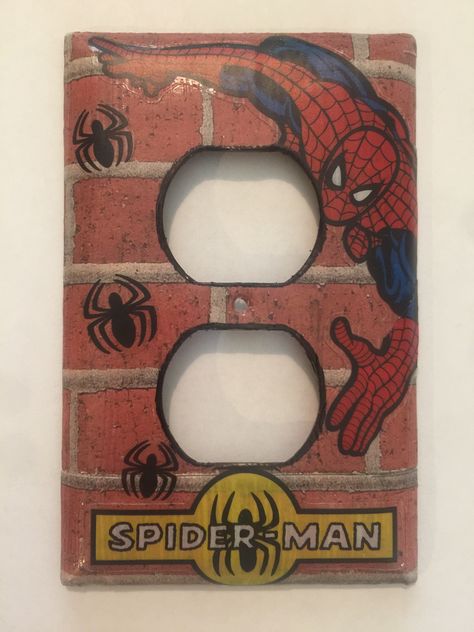 Spiderman Room, Room Stuff, Andrew Garfield, Book Stuff, Light Switch, Cool Drawings, Room Ideas, Spiderman, Drawings