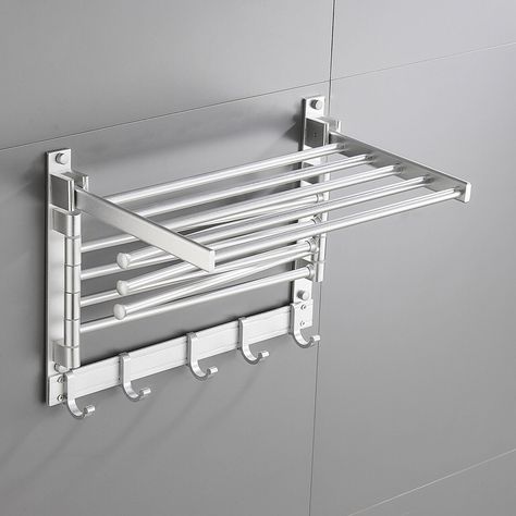 Wall Drying Rack, Clothes Dryer Rack, Mounted Towel Rack, Wall Mounted Drying Rack, Wall Mounted Bathroom Storage, Laundry Rack, Wall Mounted Towel Rack, Towel Shelf, Drying Rack Laundry