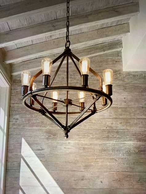 Rod Iron Chandelier, Rustic Entryway Light Fixture, Mountain Modern Light Fixtures, Lodge Lighting Fixtures, Porch Chandelier, Wrought Iron Light Fixtures, Wrought Iron Pendant Light, Gothic Chandelier, Lodge Lighting