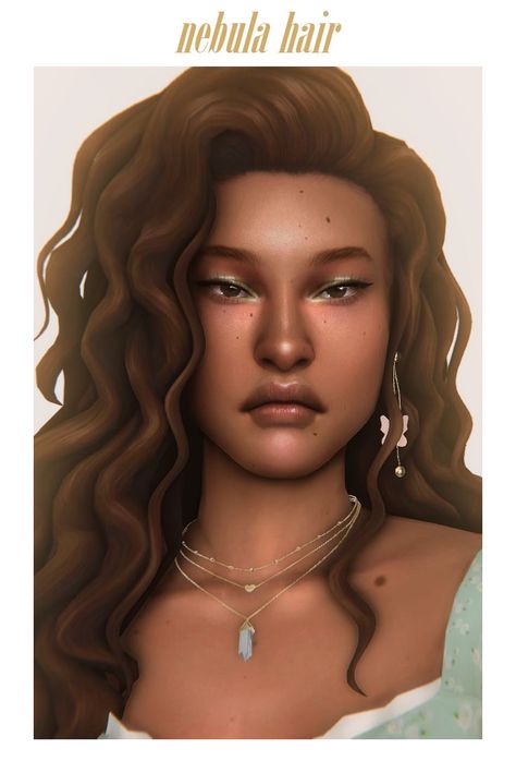 Sims 4 Curly Hair, Mod Hair, The Sims 4 Pc, Play Sims 4, Sims 4 Mm Cc, Tumblr Sims 4, Sims 4 Characters, Sims 4 Mm, All Hairstyles