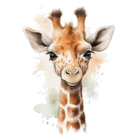 Delightful safari animal stickers perfect for kids’ crafts school projects and party decor Great for encouraging creativity Giraffe Art Drawing, Animated Giraffe, Watercolour Giraffe, Giraffe Photography, Jungle Images, Jungle Animal Art, Money Clipart, Giraffe Drawing, Giraffe Painting