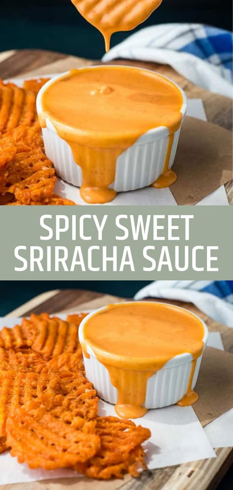 Sweet And Spicy Dipping Sauce, Sweet Sriracha Sauce, 2023 Dinner Ideas, Spicy Honey Dipping Sauce, Sarachi Sauce Recipe, Grilled Cheese Dipping Sauce, Sriracha Honey Sauce, Sandwich Sauce Recipes, Sweet And Spicy Sriracha Sauce