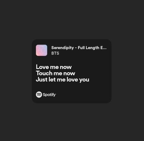 Jimin Serendipity Lyrics, Serendipity Lyrics, Grey Aesthetic, Bts Frases, Bts Songs, Bts Lyrics, Bts Lyrics Quotes, Song Lyric Quotes, Let Me Love You