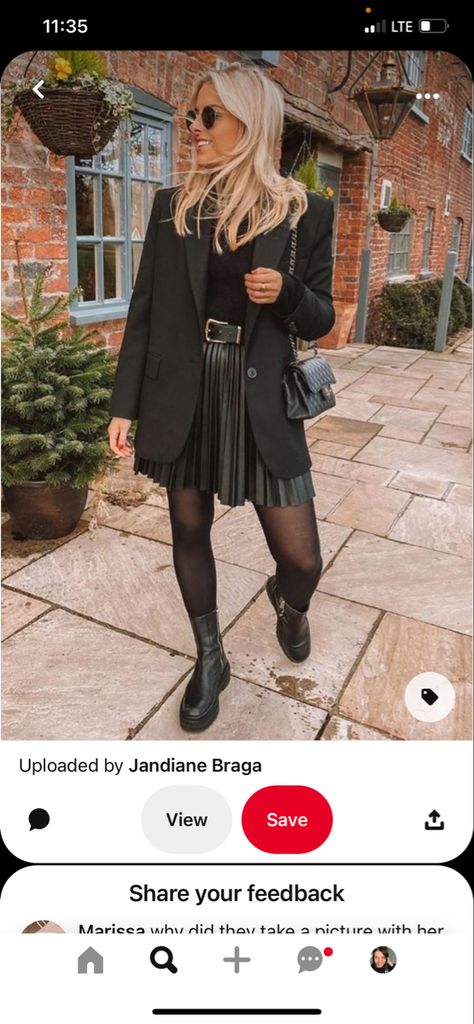 Edgy Pleated Skirt Outfit, Pleated Skirt Outfit Short Edgy, Pleated Leather Skirt Outfit Winter, Pleated Black Leather Skirt Outfit, Black Plated Skirt Outfit, Leather Pleated Skirt Outfit Winter, Black Pleated Leather Skirt Outfit, Black Circle Skirt Outfit, Pleated Leather Mini Skirt Outfit