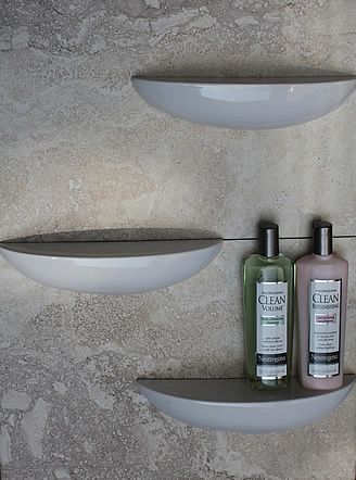 Shower Shelf Ideas, Shampoo Niche, Niche Shelf, Shampoo Shelf, Recessed Shower Shelf, Hdb Interior Design, Shower Upgrade, Basin Ideas, Tiled Showers