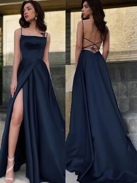 Poofy Prom Dresses, Prom Dress Satin, Cotillion Dresses, Farewell Dresses, Train Silhouette, Casual Formal Dresses, Cute Dresses For Party, 2024 Prom, Classy Wedding Dress