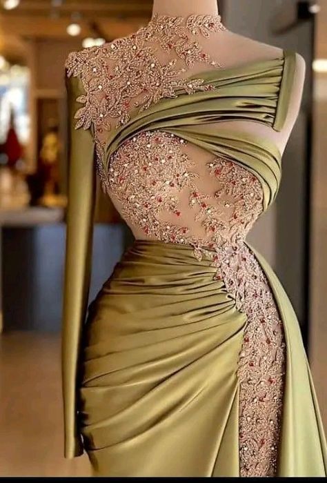 Formal Tops For Women, Yellow Evening Dresses, Soiree Dress, Braut Make-up, Elegant Dresses Classy, Woman Suit Fashion, Girly Dresses, Abaya Fashion, Fashion Design Clothes