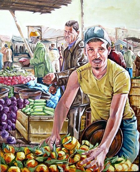 Market Scene, Composition Drawing, Composition Painting, Human Figure Sketches, Hair Inspiration Long, Scene Drawing, Painting Competition, Painting Subjects, Figure Sketching