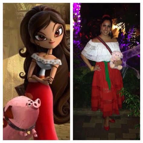 Maria from Book of Life movie. #Halloween costume Book Of Life Costume, Life Costume, Book Of Life Movie, Life Movie, Movie Halloween Costume, The Book Of Life, Halloween Crafts For Kids, Cute Costumes, Halloween Theme