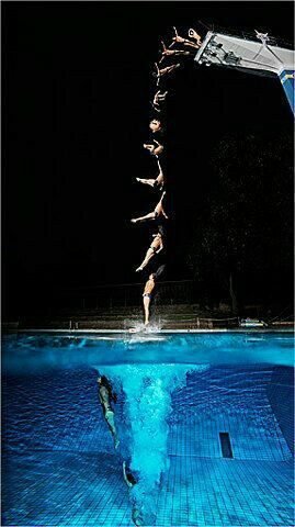 Natación Sequence Photography, Olympic Diving, High Diving, Diving Springboard, High Dive, Speed Photography, High Speed Photography, Narrative Photography, Photo Sequence