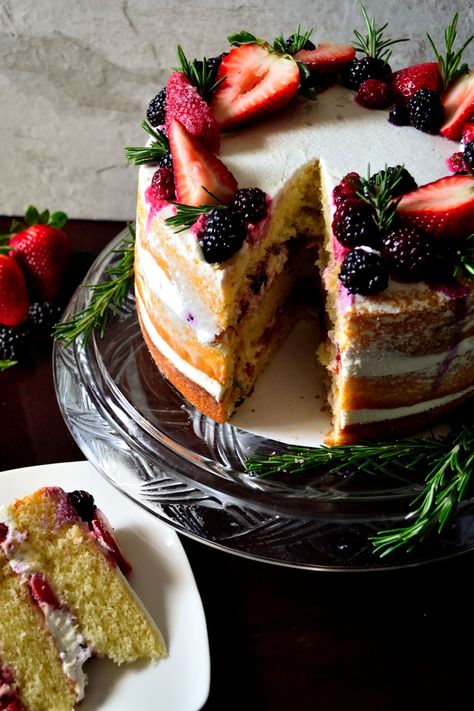 Berry Chantilly Cake Recipe, Chantilly Cake Recipe, Cake Shoot, Coop Can Cook, Berry Chantilly Cake, Chantilly Cake, Layered Cakes, Bake Cake, Berry Cake