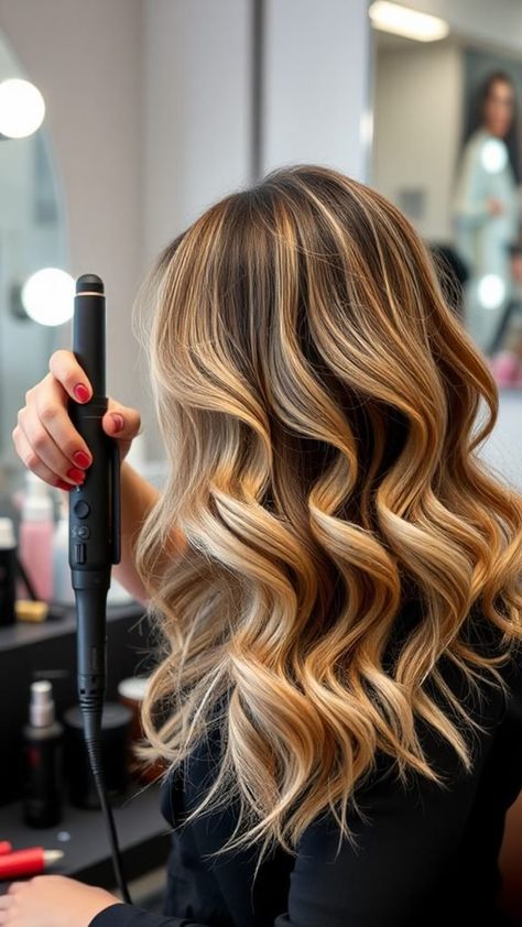 Common Mistakes to Avoid When Creating Beachy Waves Best Way To Get Beach Waves Curls, Curling Beach Waves How To, Perfect Waves Hair, Blowout Beach Waves, How To Style Beach Waves Long Hair, Beach Waves For Shoulder Length Hair, Waves On Shoulder Length Hair, How To Get Beach Waves With A Flat Iron, How To Get Beach Waves With Curling Iron