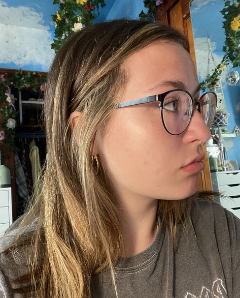 Person With Glasses Side Profile, Profiles Reference, Glasses Side Profile, Side Profiles, Gcse Art, Side Profile, Siding, Art