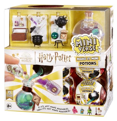 MGA's Miniverse Harry Potter Make It Mini Potions Harry Potter Miniverse, Make It Mini Verse, Harry Potter Potions Diy, Mini Verse, Harry Potter Theme Birthday, Harry Potter Gift, Harry Potter Toys, Harry Potter Charms, Harry Potter Potions