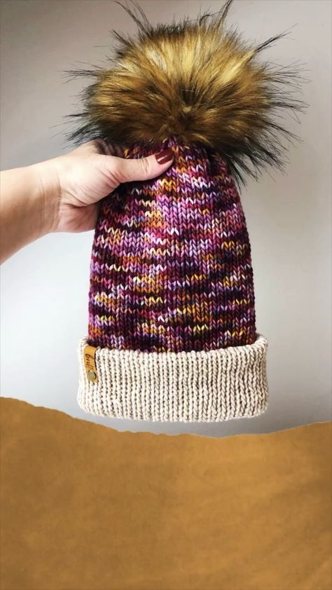 Angie + Britt on Instagram: “Knit up this lux slouchy beanie on the knitting machine in less than an hour! ⁣ ⁣ Join our knitting machine FB group 'Knitting Machine…” Bounce Back, Knitting Machine, Slouchy Beanie, Knitted Hat, Machine Knitting, Knitted Hats, Winter Hats, Knitting, Hats