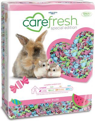 Hamster Ideas, Rabbit Litter, Fresh Bedding, Hamster Stuff, Hamster Bedding, Small Pet Bed, Small Animal Bedding, Guinea Pig Bedding, Colorful Bedding