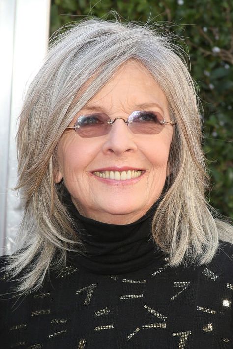 Hair And Glasses, Grey Hair Over 50, Celebrity Haircuts, Hairstyles For Older Women, 50 Hair, Natural Gray Hair, Long Nose, Styles Ideas, Long Gray Hair