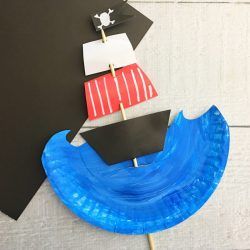 Kids Pirate Ship Craft f Pirate Ship Craft, Kids Pirate Ship, Pirate Activities, Pirate Crafts, Ship Craft, Pirate Art, Pirate Day, Pirate Theme, Fun Craft