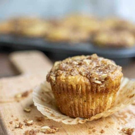 Sourdough Banana Muffins - Farmhouse on Boone Sourdough Banana Muffins, Gluten Free Muffin, Mocha Buttercream, Healthy Pumpkin Muffins, Sourdough Banana, Cinnamon Streusel Muffins, Homemade Breakfast Recipes, Homemade Mocha, Sourdough Muffins