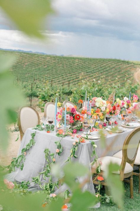 CALLAWAY WINERY EDITORIAL FEATURED ON STYLE ME PRETTY - Carrie Mcguire Photography Fairytale Vibes, Temecula Wedding Venues, Winery Wedding Venue, Wedding Inspiration Summer, Garden Party Wedding, Pastel Wedding, Wildflower Wedding, Winery Wedding, Wedding Table Settings