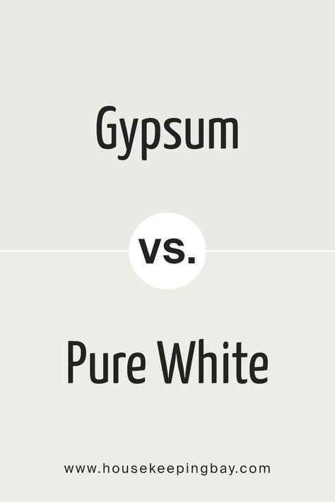 Gypsum SW 9543 by Sherwin Williams vs Pure White SW 7005 by Sherwin Williams Gypsum Paint Color, Trim Color, Coordinating Colors, Sherwin Williams, Paint Color, Pure White, Paint Colors, Color Schemes, Paint