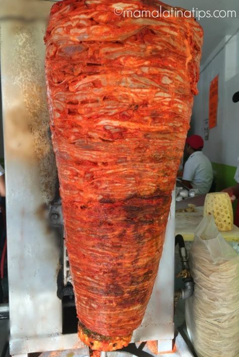 How to Make Tacos al Pastor at Home Trompo Tacos, Al Pastor Meat, Tacos Al Pastor Recipe, Al Pastor Recipe, Street Taco Recipe, Tacos Al Pastor, How To Make Taco, Mexican Tacos, Street Tacos