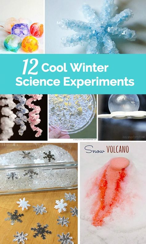 Fun winter science experiments you can make right at home. Great for winter break activities! Winter Science Experiments For Kids, Kids Experiments, Vetenskapliga Experiment, Winter Break Activities, Winter Science Experiments, Science Experience, Winter Science, Science Experiments For Kids, Winter Play