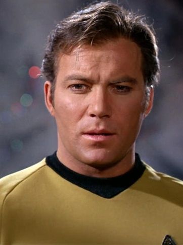 William Shatner as Captain Kirk in Star Trek Scifi Costume, Jim Kirk, James Kirk, Beam Me Up Scotty, Star Trek 1, Star Trek Cast, Star Trek Captains, Ncc 1701, Kirk Spock