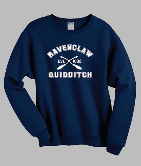 Ravenclaw Quidditch Harry Potter Shirt by WhateverTshirts on Etsy Quidditch Harry Potter, Nerdy Clothes, Slytherin Quidditch, Ravenclaw Outfit, Ravenclaw Quidditch, Imprimibles Harry Potter, Harry Potter Shirt, Harry Potter Quidditch, Ravenclaw House