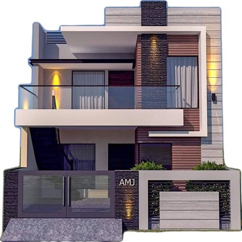 Duplex Elevation Design, Duplex Elevation, Villa Facade, Elevation Architecture, Drawing House Plans, Wix Blog, Home Facade, Exterior Modern House, 2bhk House Plan