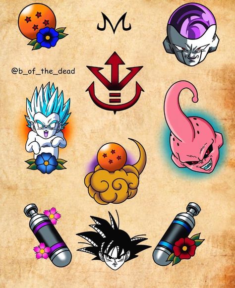 Dragon Ball Z Dragonball Z Flash Tattoo, 7 Dragon Ball Tattoo, Small Dragon Ball Z Tattoo Ideas, Small Dragon Ball Z Tattoo, Dragon Ball Z Flash Tattoo, Dragonball Tattoo Ideas, Dragon Ball Z Tattoo Design, Dragon Ball Z Tattoo Ideas, Dragonball Z Tattoo