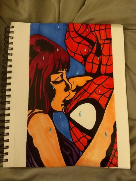 Upside-down Spiderman kiss Spiderman Upside Down Kiss Drawing, Spiderman Kissing Upside Down, Spider Man Kiss Drawing, Spider Man Upside Down Kiss, Spiderman Kiss Drawing, Upside Down Kiss, Spiderman Upside Down, Upside Down Drawing, Spiderman Kiss