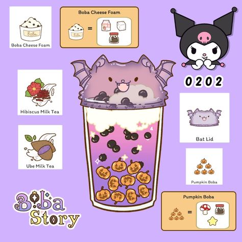 Starbucks Halloween Drinks, Boba Story, Bubble Tea Menu, Aesthetic Apps Games, 3 Anime Best Friends Icons, Boba Recipe, Boba Tea Recipe, Mobile App Games, Crafting Recipes