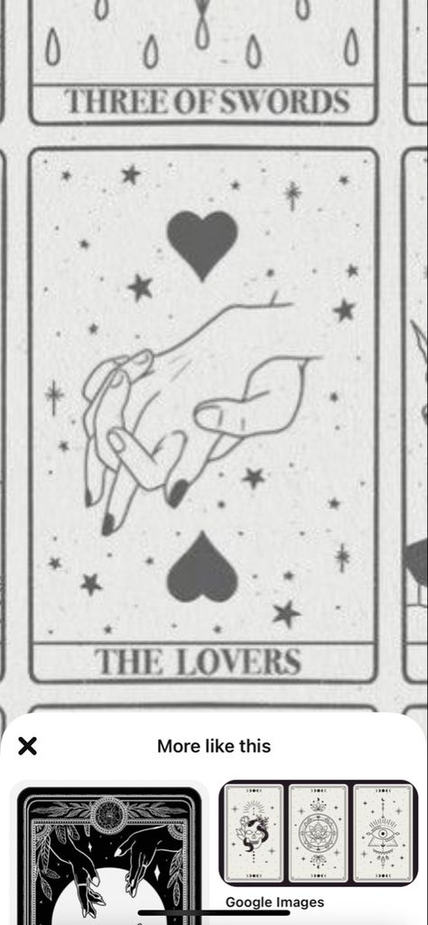 The Lovers Tarot Drawing, The Lovers Tarot Card Tattoo Simple, Star Crossed Lovers Tattoo, The Lovers Tattoo, Tarot Card The Lovers, Card Tattoos, Tufting Ideas, Lovers Tarot Card, Tarot Card Tattoo