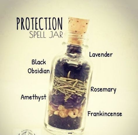 Anti Negativity Spell Jar, Witch Bottles Recipes, Strong Protection Spell Jar, Strength Spell Jar, Crystal Spell Jars, Easy Spell Jars Recipes, Witch Spell Jars, Bottle Spells, Protection Jar