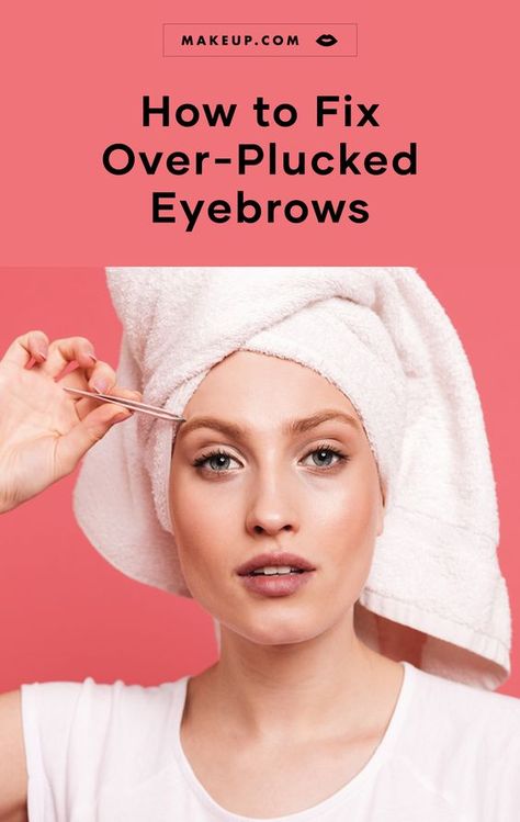 We spoke with brow expert Joe Healy about exactly how to avoid or fix over-plucked brows if you get a little too zealous with your tweezers. Best Waterproof Makeup, Girlfriend Necklaces, Necklaces For Girlfriend, Eyebrow Care, Eyebrows Makeup, Plucking Eyebrows, Necklace With Name, Eyebrow Hacks, Beauty Hacks Skincare