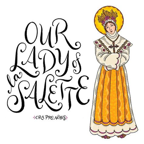 @catholicpapergoods shared a photo on Instagram: “Our Lady of La Salette, ora pro nobis! FREE coloring page this weekend, link in bio. . Excerpt from "The Story of Our Lady of La Salette"…” • Sep 19, 2020 at 12:08pm UTC Our Lady Of La Salette, Also Me, Texas Artist, Catholic Kids, East Texas, Cards Art, Scripture Journaling, Roman Catholic, Free Coloring Pages