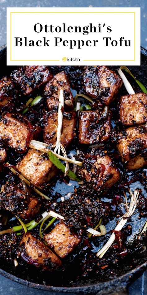 Black Pepper Tofu, Pepper Tofu, Yeast Recipes, Ottolenghi Recipes, Vegetarian Meals, Tofu Recipes, Nutritional Yeast, Meat Free, Spicy Recipes