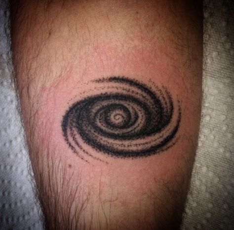 B.Hurricane Tornado Tattoo, Spiral Tattoo, Circular Tattoo, Spiral Tattoos, Stick Poke Tattoo, Planet Tattoos, Galaxy Tattoo, Wrist Tattoos For Guys, Handpoke Tattoo