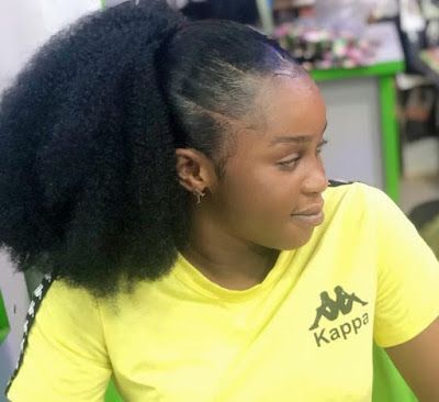 Parking Gel Styles, Parking Gel Hairstyle For Black Women, Gel Up Ponytail For Black Women, Packing Gel Hairstyle In Nigeria, Packing Gel Hairstyle Women, Parking Gel Hair Styles For Ladies, Parking Gel, Packing Gel Hairstyle, African Hair Types