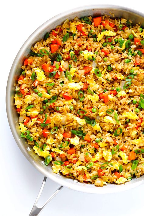 Best Fried Rice Recipe, Homemade Fried Rice, Fried Rice Recipe Easy, Making Fried Rice, Rice Recipes For Dinner, Arroz Frito, Vegetable Fried Rice, Chicken Fried, Fried Rice Recipe