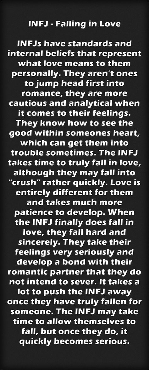 INFJ - Falling in Love When An Infj Has A Crush, Infj Fall In Love, Infj Crush, Infj In Love, Infj Personality Facts, Infj Psychology, Infj Things, Infj Love, Quotes Love Life