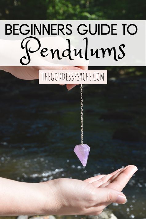 Pendulum Witchcraft, Wicca For Beginners, Divination Methods, Pendulum Board, Wiccan Magic, Pendulum Dowsing, Magick Spells, Wiccan Spell Book, Crystal Guide