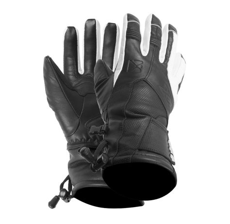 CKX 2016 - Gloves - TECHNOFLEX Black/White - ckxgear.com Atv Gear, Snowmobile, Leather Glove, Winter Collection, Off Road, Gloves, Black White, Black And White, White