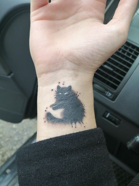 Tattoo Coverup Ideas Wrist, Coverup Tattoo Wrist, Black Cat Cover Up Tattoo, Cat Tattoo On Wrist, Black Cat Wrist Tattoo, Cat Bracelet Tattoo, Cover Up Tattoos On Wrist, Cat Tattoo Wrist, Wrist Coverup Tattoo